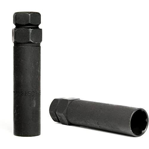 Gorilla Automotive Small Diameter Locking Lug Nuts, Set of 20 Acorn Spline Gorilla Lug Nuts, 12mm x 1.50 Thread, Chrome, with a Lumintrail Keychain Light