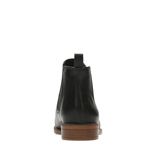 Clarks Clarks Women's Taylor Shine Chelsea Boots, Black Black Leather, 5.5 UK