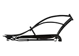 26" Beach Cruiser Frame: This 26-inch steel frame is designed for customization, perfect for beach cruiser bikes. Suitable for 26"x2.25 Tires: Designed to fit 26"x2.25 tires. Coaster Brake System: Designed for easy installation of a coaster brake. Ov...