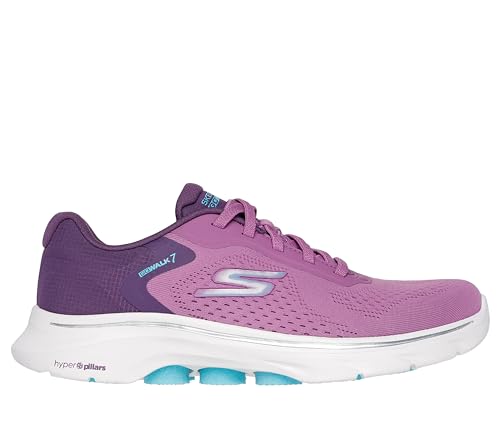 Image of Skechers Women's Go Walk 7 - Cosmic Waves Athletic Walking Sneaker