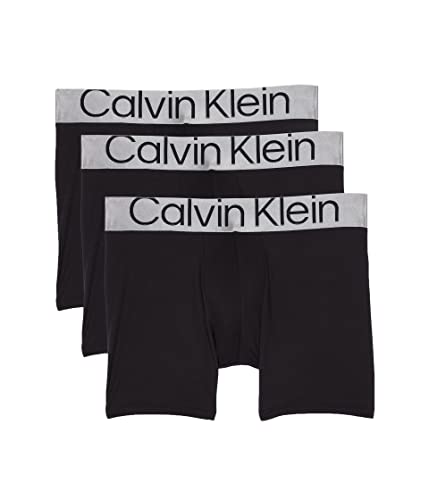 Calvin Klein Men's Sustainable Steel Micro 3-Pack Boxer Brief