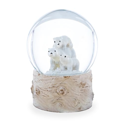 Polar Bears Mini Water Snow Globe