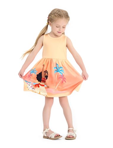 Image of Disney Minnie Mouse Princess Frozen Elsa Stitch Girls Dress Sleeveless & Short Sleeve Casual Summer Clothes Baby to Toddler