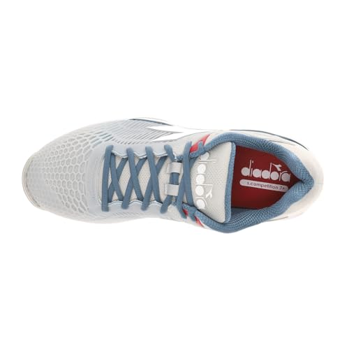 Image of Diadora Mens Speed Competition 7 Plus Ag Tennis Sneakers Shoes - Blue, Grey, White
