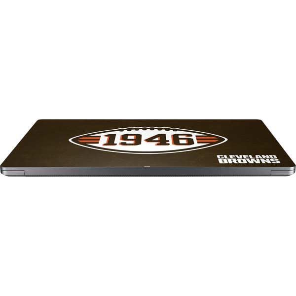 Skinit Laptop Decal Skin Compatible with Universal Laptop 14in (11.4 x 8.2in) - Officially Licensed NFL Cleveland Browns Alternate Distressed Design