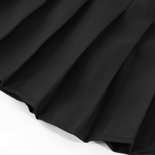 Image of Girls Pleated Skirts Built in Shorts Little Kid Athletic Flowy Skorts Skirts Toddler Girls Tennis Skorts for Girl 3-14 Years