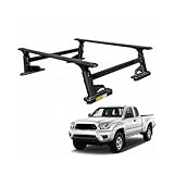 ATATKRT Portaequipajes de Alta Resistencia for Caja de camioneta, Ajustable, con Escalera, Compatible con Toyota Tacoma 2023, portaequipajes Overland.