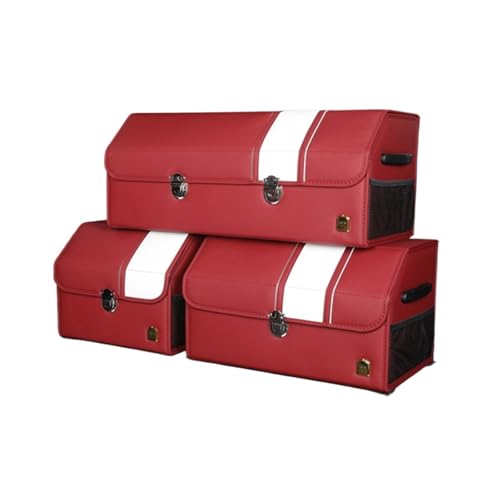 Boîte de rangement de coffre pliable avec poches auto