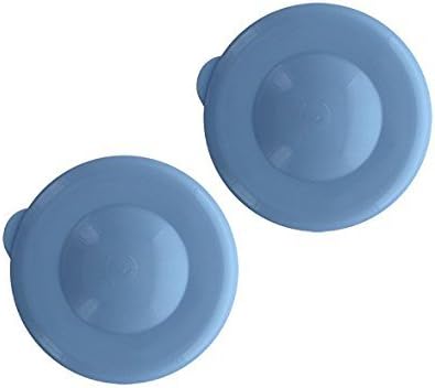 AquaNation Reemplazo de tapa de rocío: 2.165 in a presión para botellas de agua de 3 y 5 galones, a prueba de fugas, reutilizables, sin BPA (2 tapas
