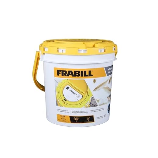 Frabill 4825 Insulated Bait Bucket with Built in Aerator