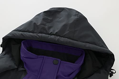 Image of Women's Waterproof Ski Jacket Hooded Snowboard Coat Warm Winter Snow Jackets