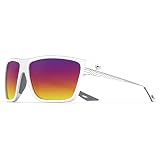 TOREGE Polarized Sports Sunglasses for Men Women Fishing Boating Beach Mountaineering Golf TR77 (C6-