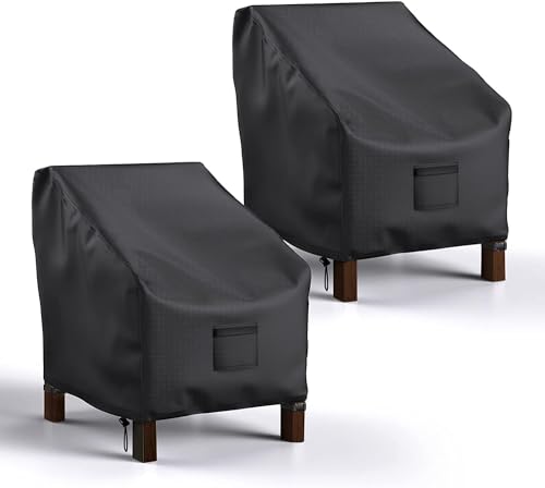 Patio Chair Covers Waterproof, Mrrihand Lounge Deep Seat Cover, Heavy Duty Outdoor Lawn Patio...