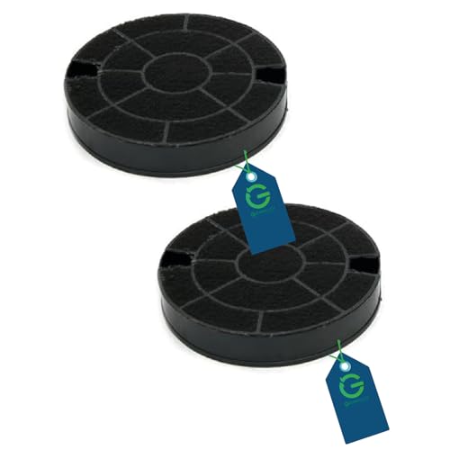 2 FILTRI KIT COMPLETO - Sostituzione immediata + ricambio di scorta. Compatibile con cappe Elica 195x35mm (verificare misure)