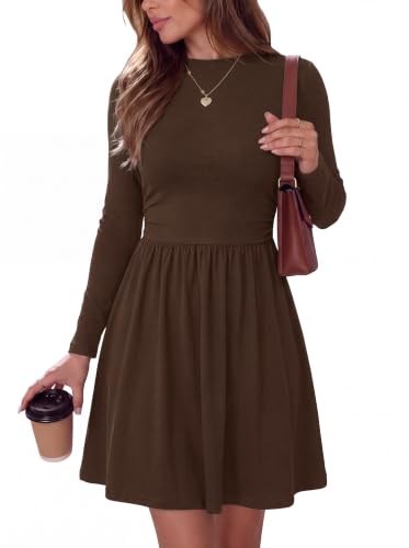 Women's A Line Flowy Mini Dress  - image 1