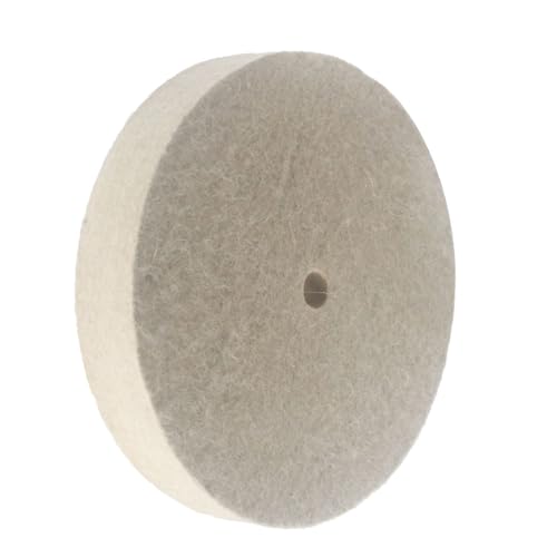 JUNLIXN 8 inch Hard Wool Buffing Wheel