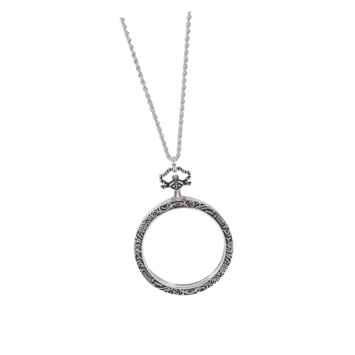 Collier loupe de lecture SECFOU pendentif grossissant pour seniors