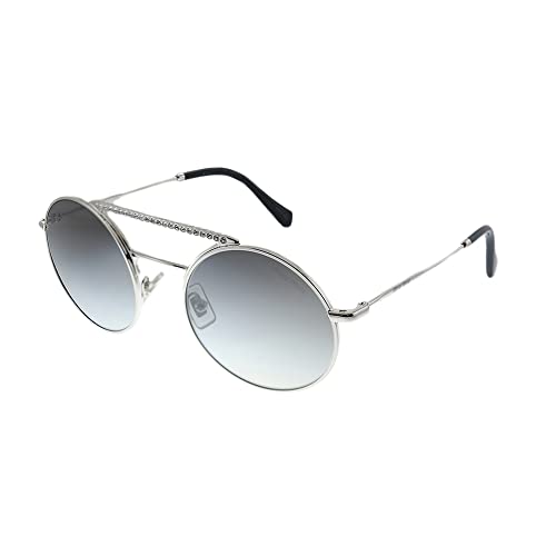 Miu Miu 0MU 52VS Gafas, Silver/Grey Shaded, 50 para Mujer