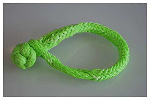 Grillete blando verde de 6mm para cuerda de cabrestante en rescate de ATV y vela 2
