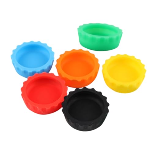 SUPVOX 6pcs Reptile Food and Water Bowls Slip Feeding Dish for Leopard Geckos Bearded Dragon Chameleons Small Snake Durable and Easy to Clean
