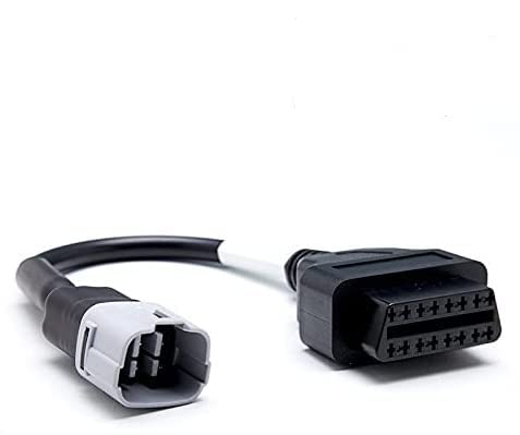 Fauvipone Motorcycle 6Pin To Obd2 Diagnostic Scanner Adapter Cable For Su-Zu-Ki Motorbike, Compatible With Elm327 Diagnostic Scanner For Programming Reading Code Ecu Tune #TOP29