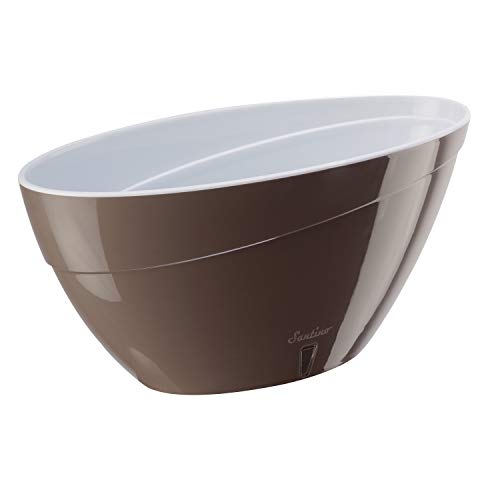 Self Watering Planter - Oval Shape 13.5 Inch x 5.1 Inch High