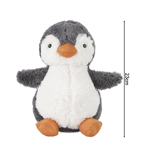 Kuscheltier Pinguin Plüschtier,Plüschtier Pinguin Geschenk, Pudgy Penguins Plush(Grau)