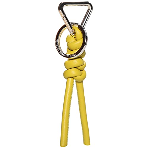 Image of Leather Key Chain Car Universal Unisex Key Chain with Removable Triangle Open Key Ring