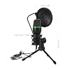 Toddmomy Condenser Microphone for Game with Noise Reduction USB Desktop Mic Black Colour with Bracket Suitable for Live Broadcasts and Daily Activities Random Random Color #1