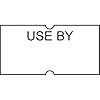 HUBERT Use by Labels for HUBERT One Line Pricing Gun - 21mm L x 13mm H, 16 Sleeves #1