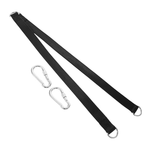 ibasenice Heavy Duty Hammock Hanging Kit with Tree Straps Carabiner for Gym Fitness Training Easy Installation Reinforced Stitching Tree Friendly Design for Swing and Punching Bag Use