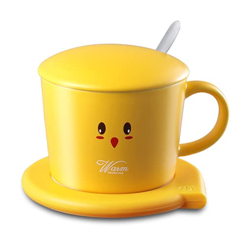 Calentador de tazas de café con posavasos termostático de 55 grados USB