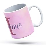 [ REGALO PERFECTO ] Regala una taza Personalizada a esa persona tan especial con su Nombre e Inicial. Este es un regalo perfecto ya que le alegrarás las mañanas y ese momento tan placentero del café o té. Regalo apto para cualquier persona, no importa su edad, gracias a su sofisticado diseño mármol rosa efecto glitter ideal para toda vajilla.