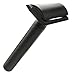 Standard Razors Aluminum Double Edge Safety Razor - Deep Black | Premium Razors for Men | Three Piece Double Edge Razor | Modern Design, Classic Shave