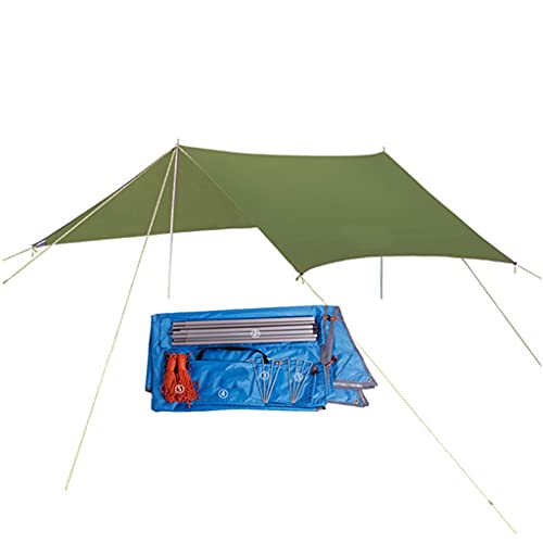 Toldo protector de hamaca para playa y vivac lona para mochileros ligera
