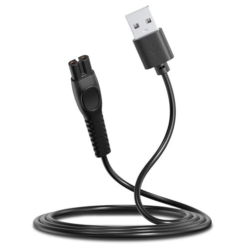 Image of Meliya 5V Cable for Philips One Blade Charger, Compatible with QP2724,P2824,QP2734,QP2834,MG5910,MG9520,S3145,S7885,S7887,S5884,X3053,X3001,X5004, OneBlade Charging Shaver Adapter Power Supply Cord