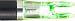 Nufletch Ignitor Lighted Nocks Fit H, .233Id Nock Arrows, Green
