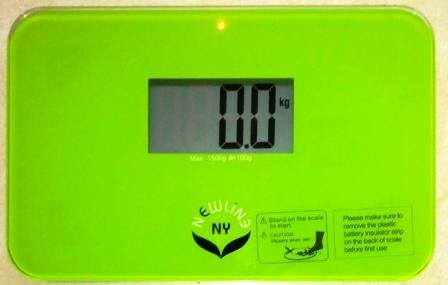 Newlineny Auto Step On Super Mini Travel Bathroom Scale, 5.25" X 8.5" Sbb0638Sm (Green) #TOP3