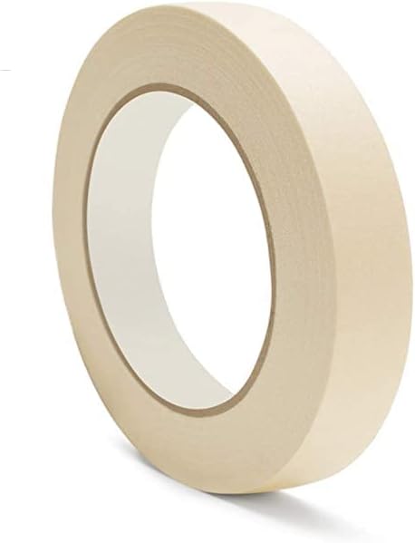 CIRO Masking Tape 12 mm width 30 meters (Pack of 1 rolls) for Art and Craft, Painters,Household etc