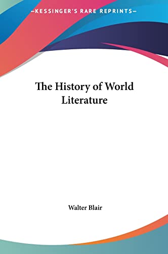 The History of World Literature