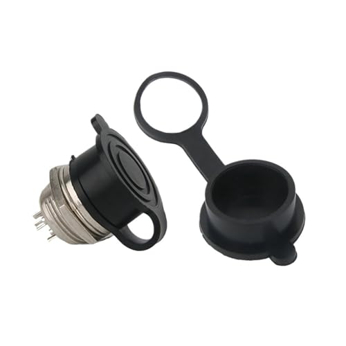 ZHXKAIA GX12 GX16 GX20 2/3/4/5/6/7/8/9/10 �s���I�X���X�˂����ă��C���[�P�[�u���~�`�p�l���R�l�N�^�h���b�v�V�b�s���O(GX16 Plastic cap,12Pin)