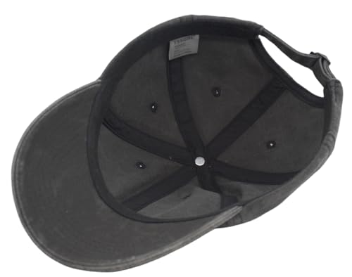 Image of TSSGBL Vintage Cotton Washed Baseball Cap S to XXL Unstructured Low Profile Adjustable Distressed Dad Hat for Men Women