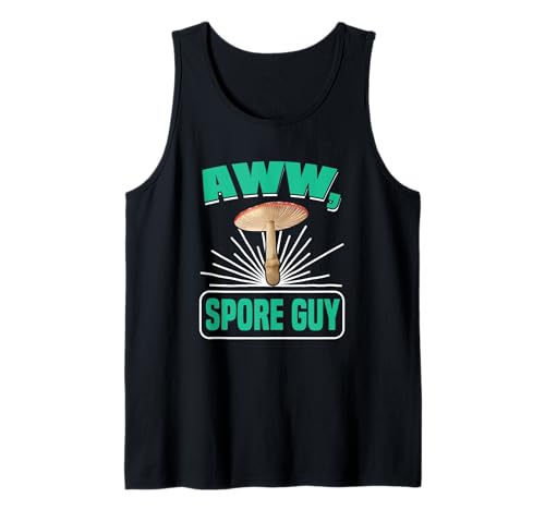 Aww, Spore Guy Seta Humor Juego de palabras Camiseta sin Mangas