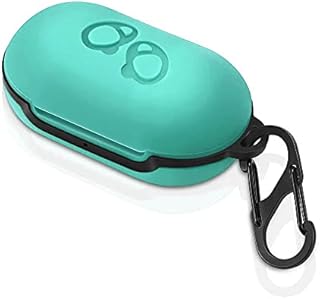 Claiol Premium Silicone Case for Galaxy Buds 2019/Galaxy Buds Plus 2020, Full Body Shockproof Protective Case Cover with Carabiner for Galaxy Buds/Buds Plus. (Black)
