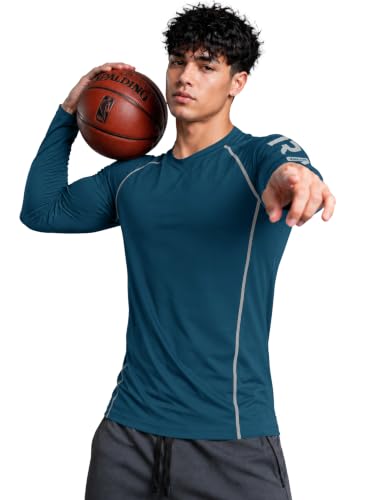 Image of EYEBOGLER Men's Solid Polo Neck Full Sleeve T-Shirt, Casual Gym Wear Regular Fit T-Shirt for Men