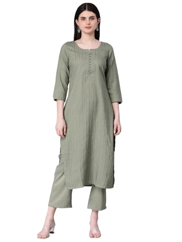Image of Hritika Self Design Viscose Rayon Kurta & Trousers Set (HRKB0048 Parent)