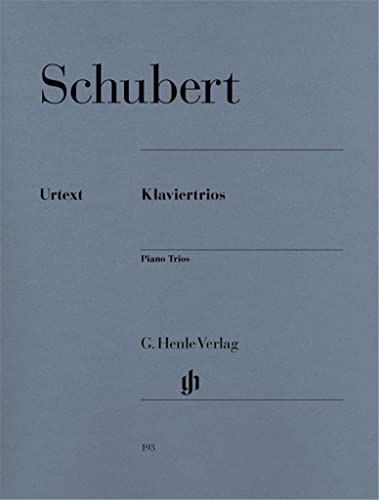 Piano Trios (Multilingual Edition) -  Henle