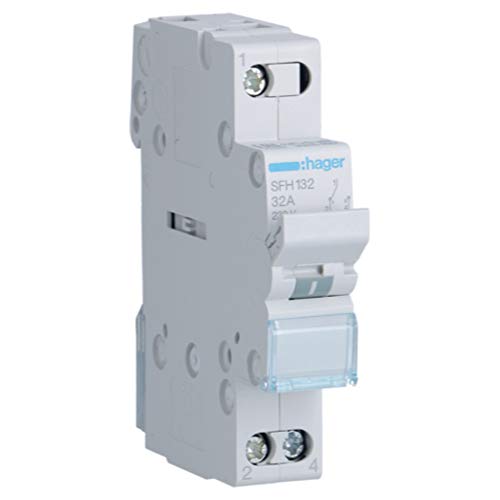 Commutateur de commande 1P 32A modulaire inverseur de source tableau I-II