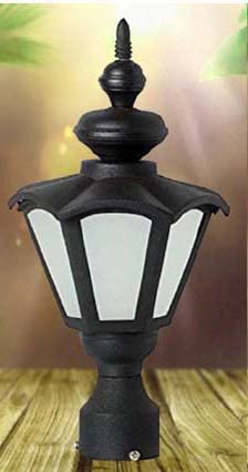 Image of Aluminium Cast Rust-Resistant Water-Proof Outdoor Gate Light Gate Light (AUMBRALLBLC)