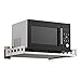 LINPINGWBLJ Estante de Pared de Acero Inoxidable Estantería de Metal para Trabajo Pesado o de Calidad de hogar Montaje de Pared Microondas con Kit de fijación Estante del Horno de microondas Estar